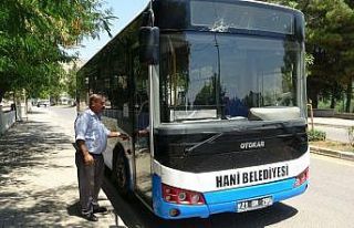 Hani’de ücretsiz otobüs seferleri başladı