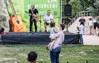 Hasanağa’da çim konserleri başladı