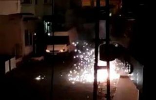 Havai fişek değil elektirik telleri