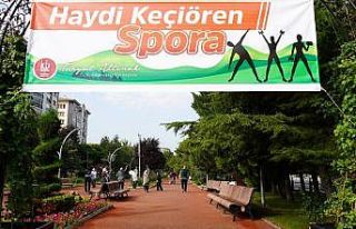 ’Haydi Keçiören Spora’ sloganıyla Keçiören’de...