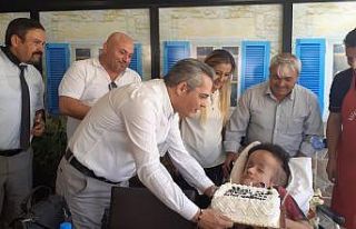 Hidrosefali hastası Berkay’a sürpriz doğum günü...