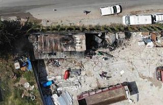 Hurdalık yandı, dumanlar şehrin her yerinden göründü