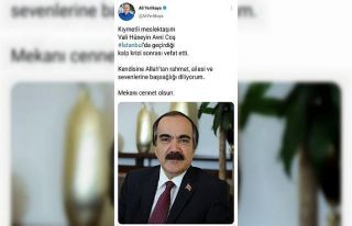 Hüseyin Avni Coş kaldırıldığı hastanede hayatını...