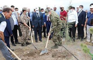 Iğdır’da 15 Temmuz şehitleri anısına fidan...