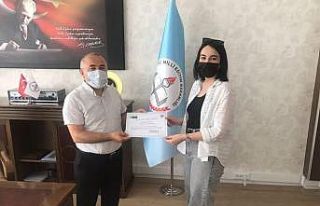 İl birincisi olan öğrenciler ödüllerini aldı
