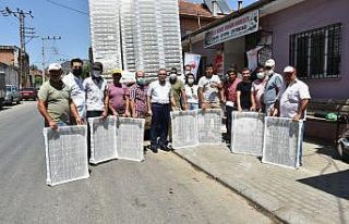 İncir üreticilerine 12 bin adet incir kurutma kereveti...