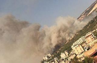 İskenderun’da çöplük alanda yangın