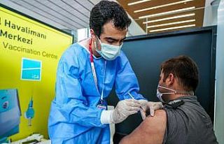 İstanbul Havalimanı’nda Türk yolcuların aşılanmasına...