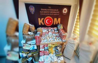 İzmir’de kaçak tütün operasyonu: 2 gözaltı