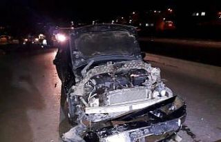 İzmir’de otomobil koyun sürüsüne daldı