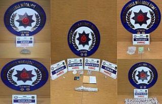 İzmir’de uyuşturucu operasyonları: 11 tutuklama