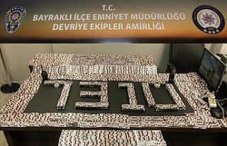 İzmir’de yeşil reçeteye tabi 7 bin hap ele geçirildi