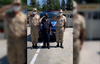 Jandarma ekipleri ‘Temsili Askerlik Uygulaması’...