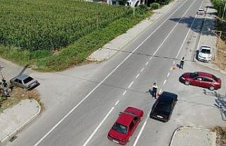 Jandarmadan ‘drone’lu denetim