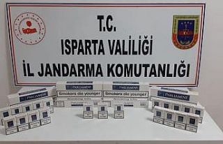 Jandarmadan kaçak sigara operasyonu