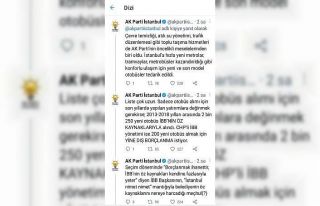 Kabaktepe: “AK Parti 2 bin 250 otobüsü İBB’nin...