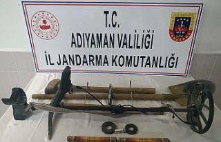 Kaçak kazı yapan şahıslara suçüstü: 5 gözaltı