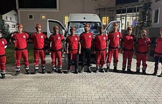 Kahramankazan Belediyesi Arama Kurtarma Birliği Manavgat’ta