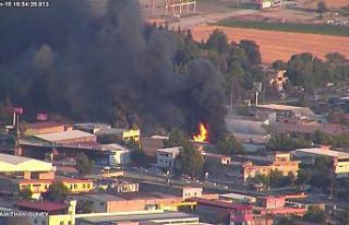 Kahramanmaraş’ta fabrika yangını