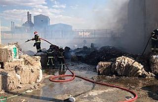 Kahramanmaraş’ta tekstil fabrikasında yangın