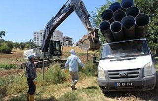 Kahta Belediyesi alt yapı çalışmalarını yoğunlaştırdı