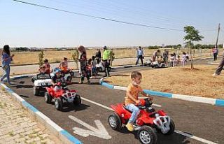 Kahta Çocuk Trafik Eğitim Parkı hizmet vermeye...