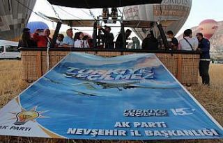 Kapadokya’da balonlar 15 Temmuz Demokrasi ve Milli...