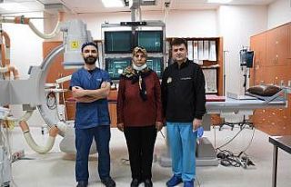 Karaciğer damarına yerleştirilen stent sayesinde...