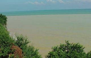 Karadeniz çamura büründü