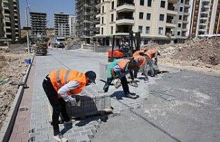 Karaköprü’de yeni yol çalışması