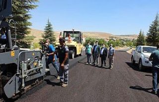 Karaman’da Dereköy köy yolu asfaltladı