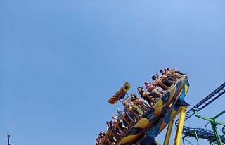 Karne sevinci lunaparkta coşkuya döndü