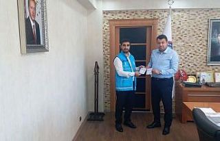 Kaymakam Avcı kurban bağışında bulundu