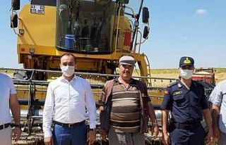 Kaymakam Pelvan: ’’Çiftçilerimiz dane kaybı...