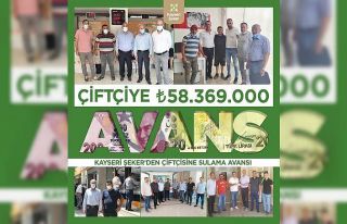 Kayseri Şeker’den çiftçiye 58 milyon TL’lik...