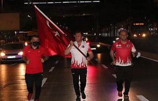 Kayseri’de 15 Temmuz Şehitleri Sancak Koşusu