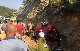 Kazada 5 kişi hafif yaralandı