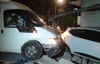 Kazaya karışan aracın sürüsü kayıplara karıştı