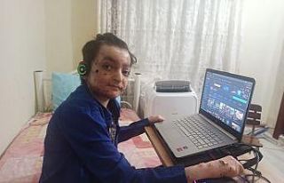 Kelebek hastası genç hayallerinin peşinde