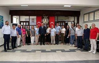Kent Konseyi yeni yönetimi Başkan Atay ile görüştü
