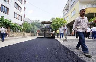 Kılınç, asfaltlama çalışmalarını inceledi