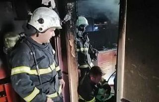 Kiralık evi yanan kadının gözyaşı yürekleri...