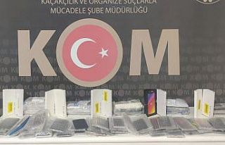Kırıkkale’de 166 kaçak telefon malzemesi ele...