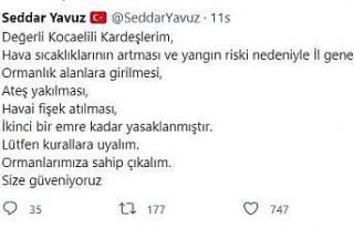 Kocaeli’de ormanlık alanlara girmek yasaklandı