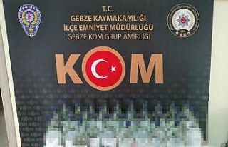 Kocaeli’de sahte alkol operasyonu