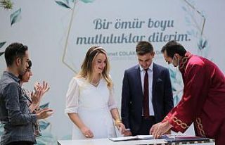 Kocasinan’da bir günde 27 çift mutlu yuvaların...