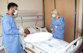 Kol nakli olan hastadan ilk görüntü