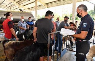 Konyaaltı Belediyesi’nden kurban denetimi