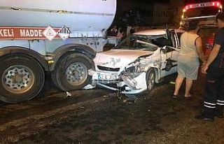 Konya’da 3 tıra çarpan otomobilin sürücüsü...