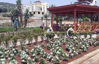 Kozan’da parklara bayram bakımı